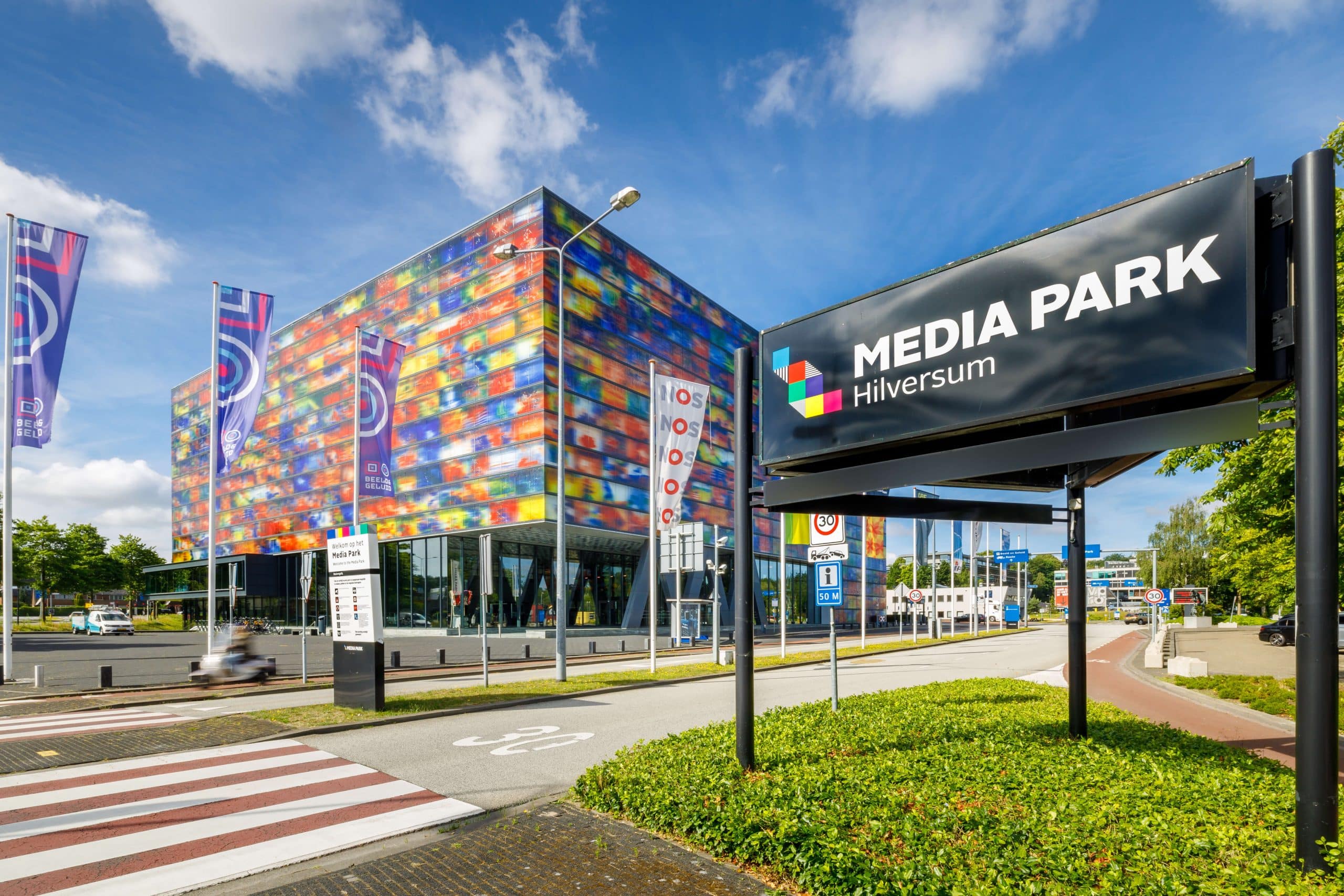 The exterior of the NISV in Hilversum (Image courtesy of Jorrit Lousberg)