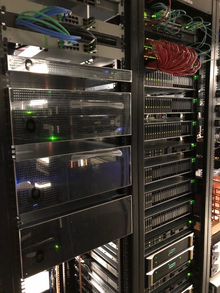 Rack Photo_Viz One and ObjectMatrix