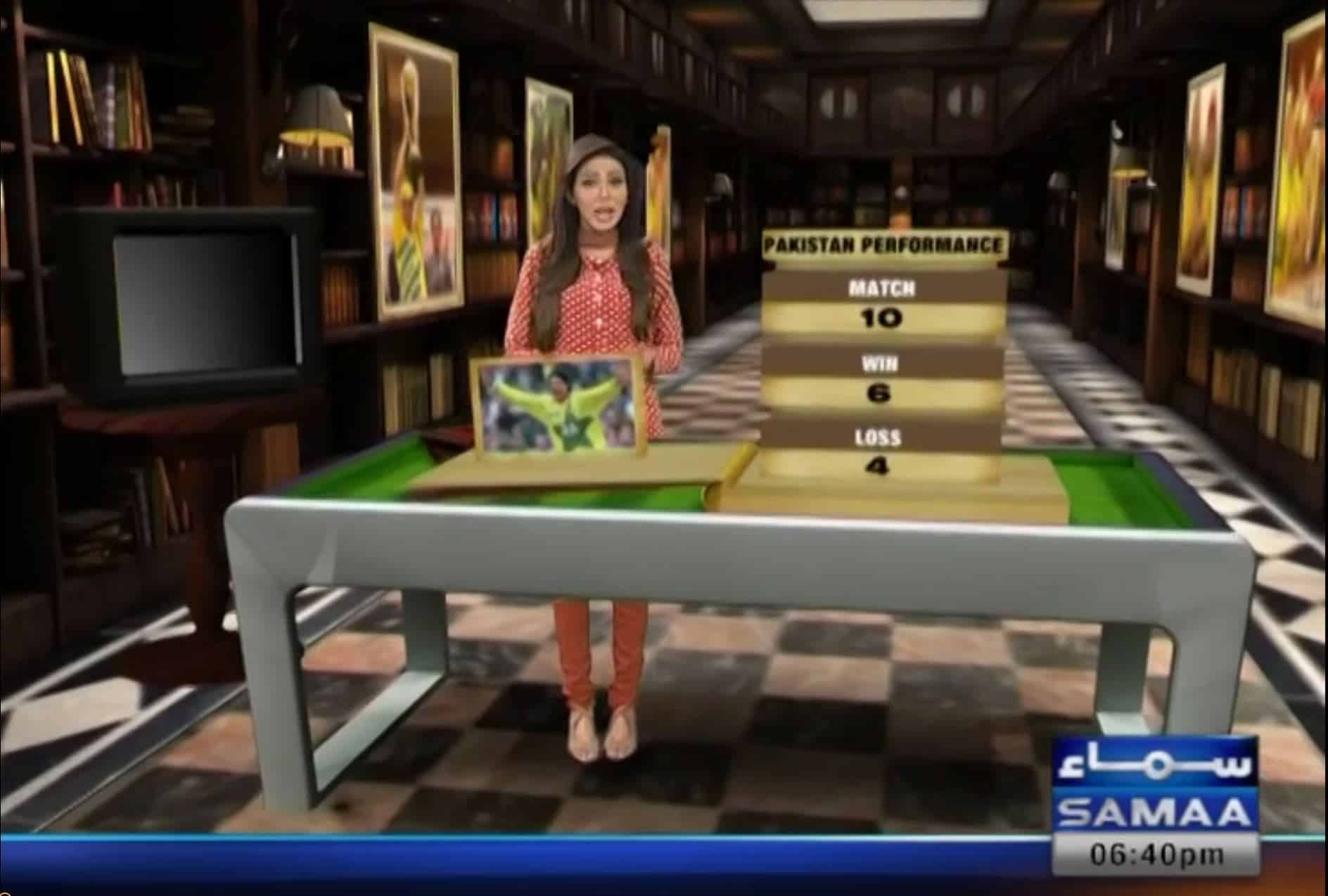 SAMMA new virtual studio showreel screengrab