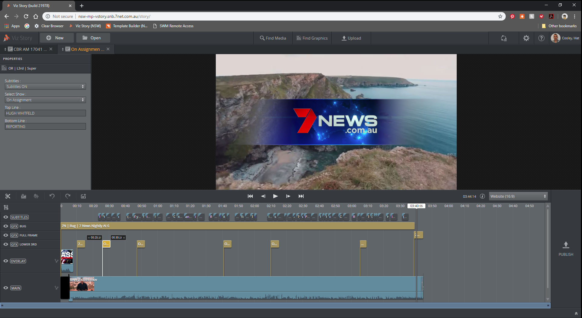 Seven Australian Viz Story screengrab 1