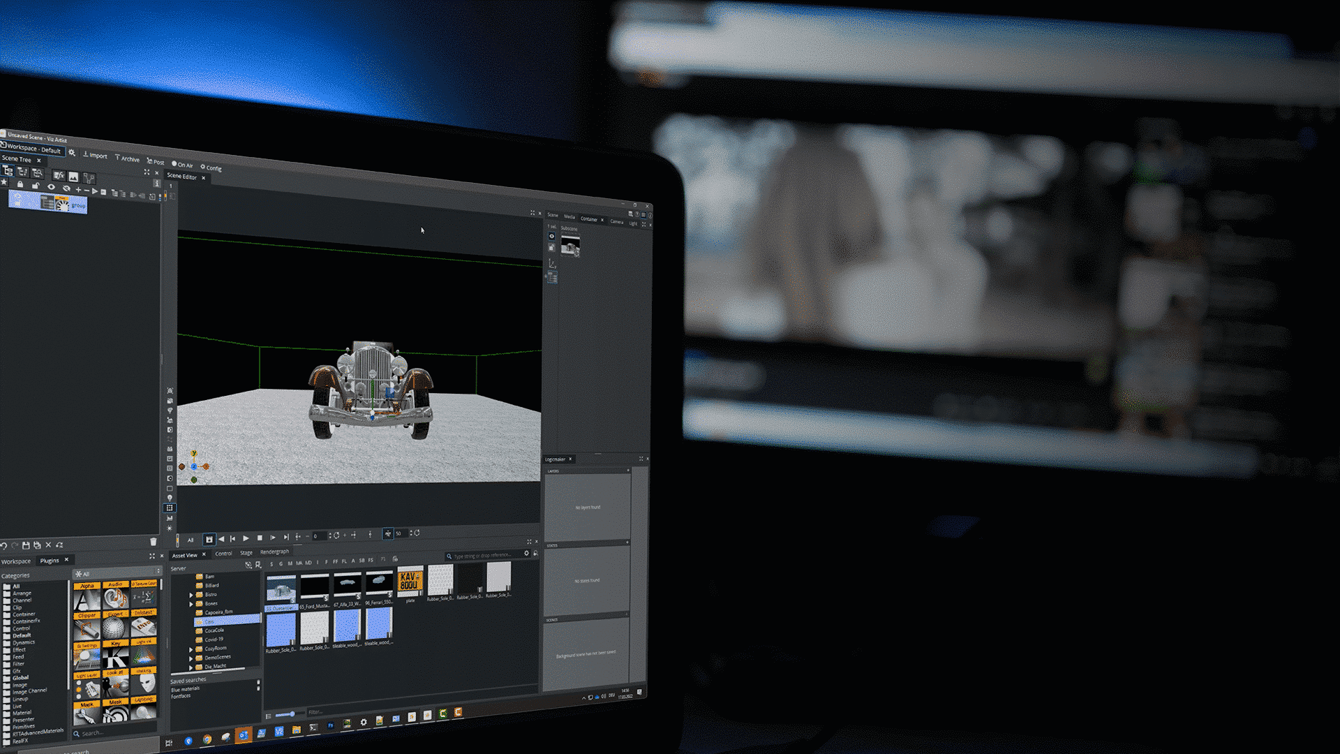 Scene-in-scene in Viz Engine 4: Layer complexity without doubling the work